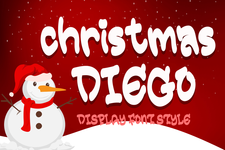Preview of Christmas Diego Font