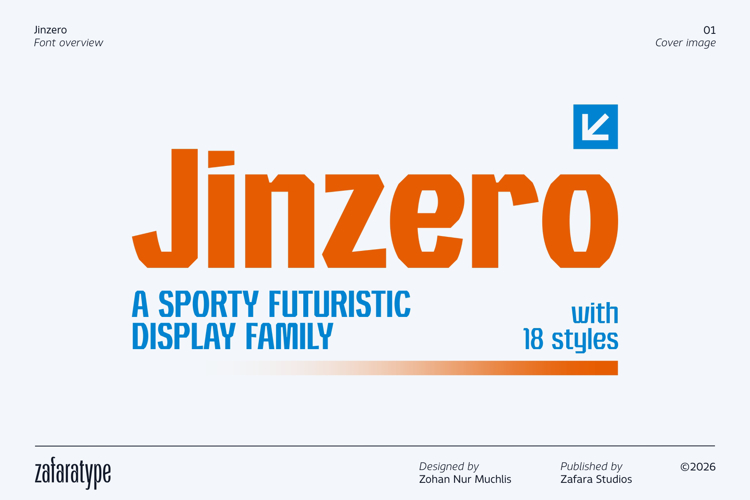 Preview of Jinzero Font