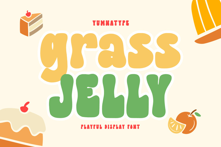 Grass Jelly Font