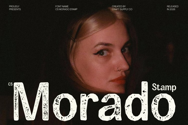 Preview of CS Morado Stamp Font