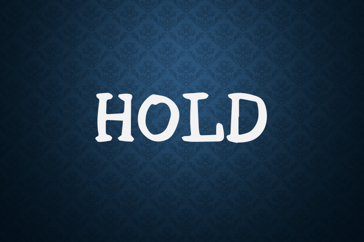 Hold Font