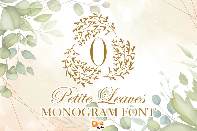 Preview of Petite Leaves Monogram Font
