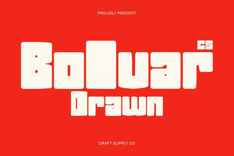 Preview of CS Bolvar Drawn Font