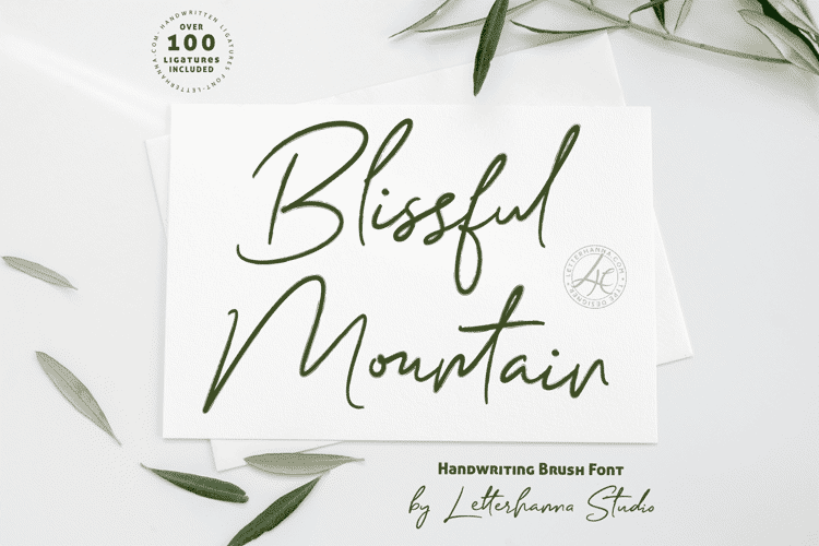 Blissful Mountain Font