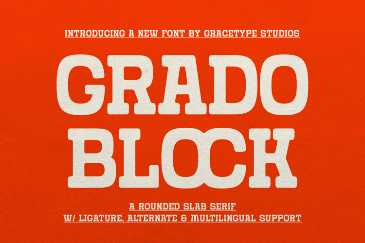 Preview of Grado Block Font