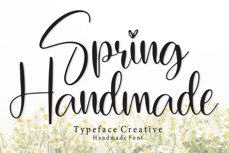 Spring Handmade Font