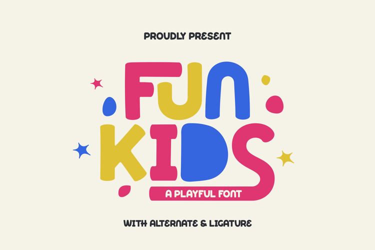 Preview of FUNKIDS Font