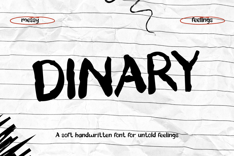 Preview of DINARY Font