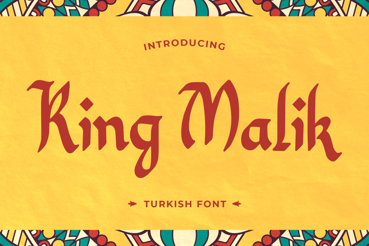 King Malik Trial Font