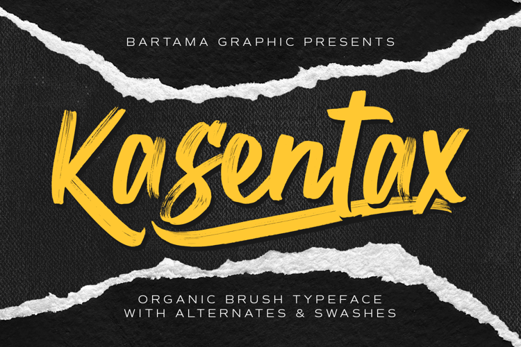 Preview of Kasentax Font