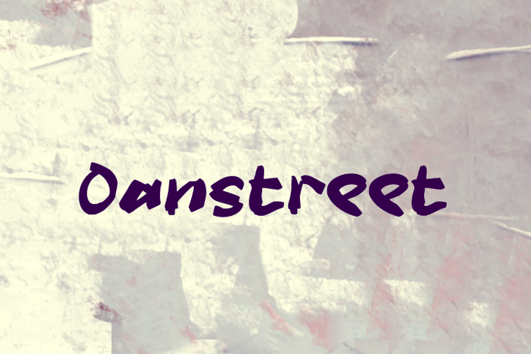 Oanstreet Font