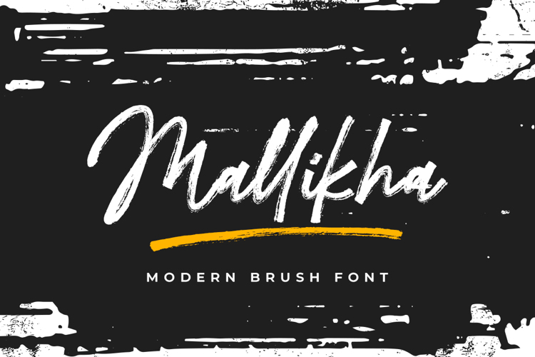 Mallikha Brush Font