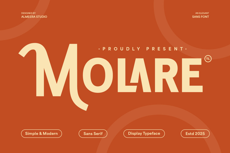 Preview of Molare Font