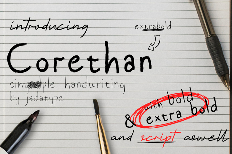 Corethan Script Font