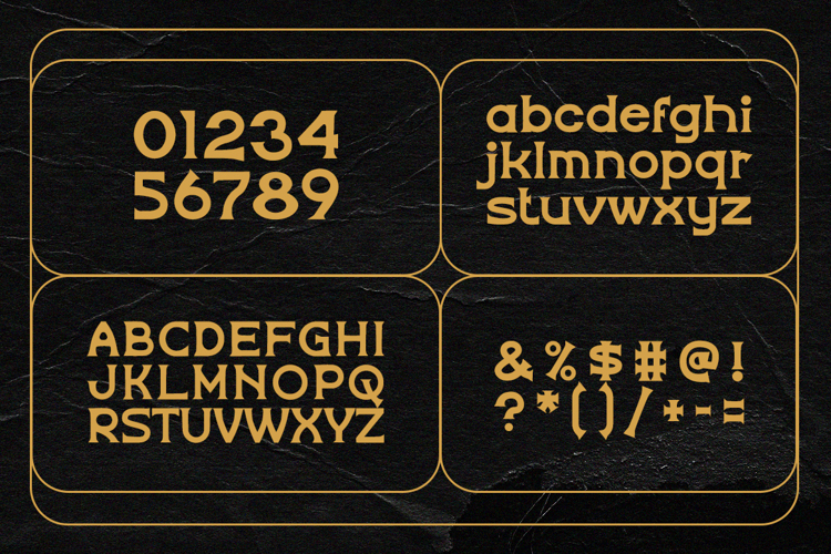 Preview of Vantoek Font