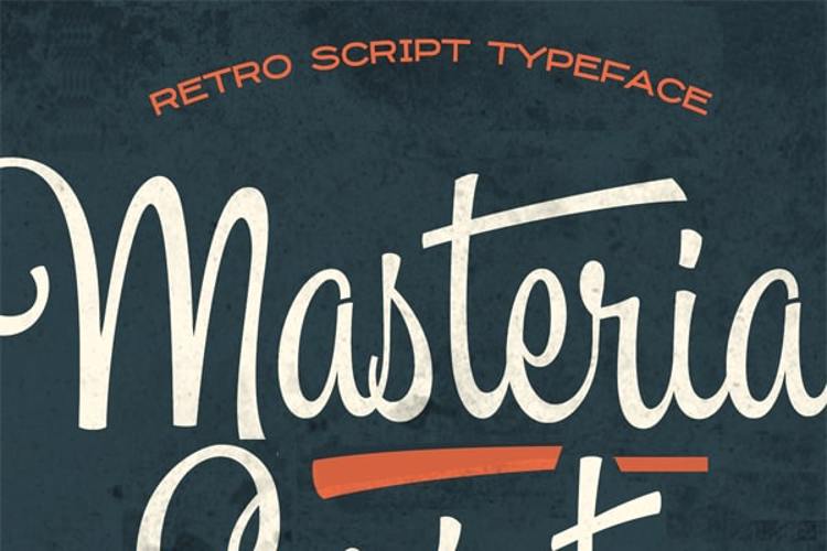 Masteria Script Font