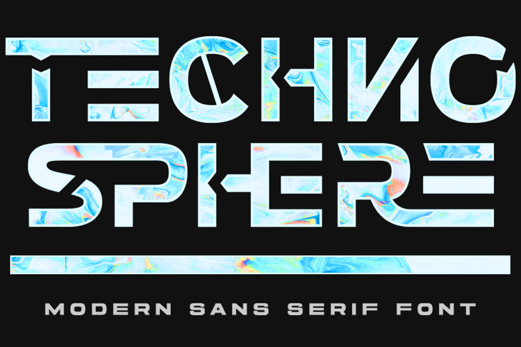 Techno Sphere Font