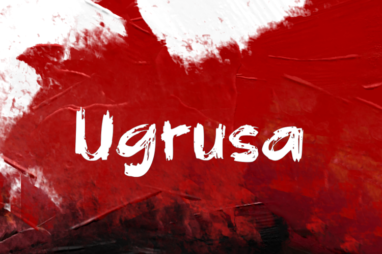 Preview of u Ugrusa Font