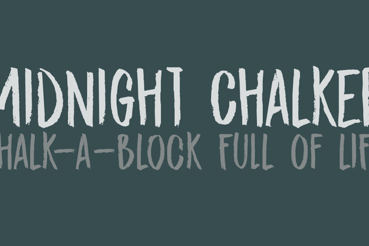 DK Midnight Chalker Font