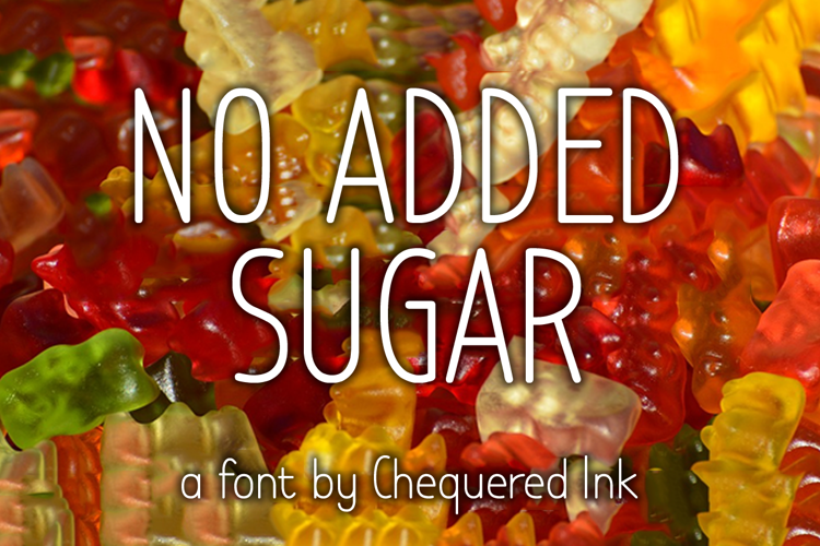 No Added Sugar Font