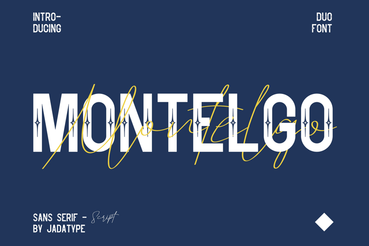 Montelgo Sans Serif Font