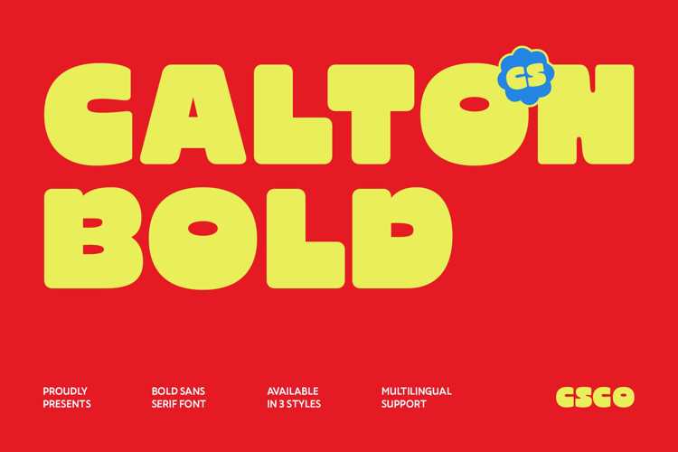 Preview of CS Calton Font