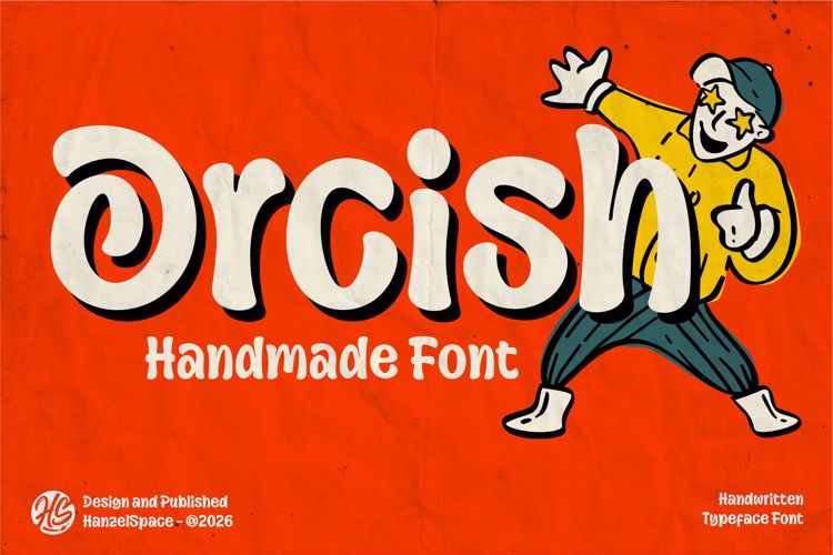 Preview of Orcish – Handmade Font