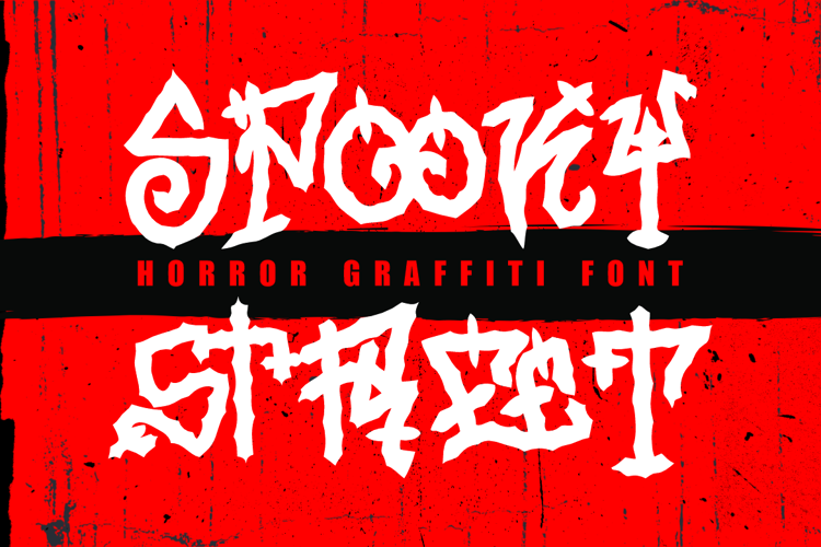 Preview of Spooky Street Font