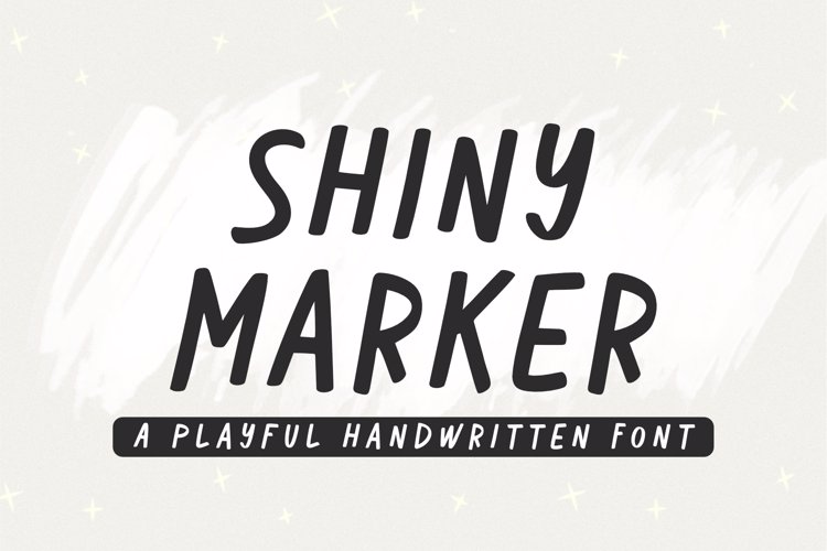 Shiny Marker Font