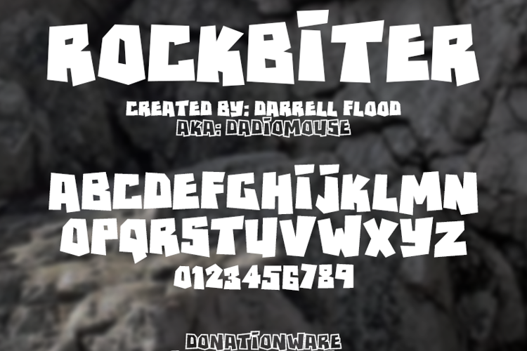 RockBiter Font