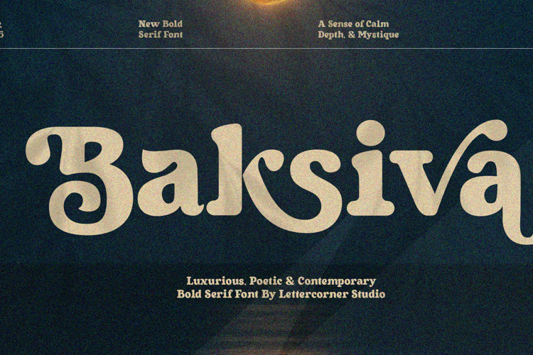 Preview of Baksiva Font