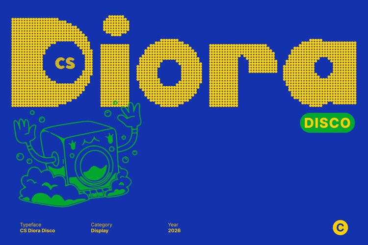 Preview of CS Diora Disco Font