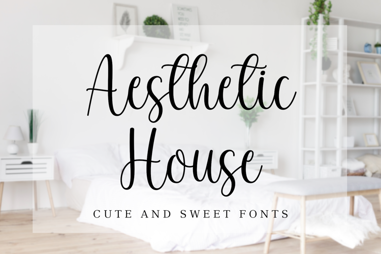 Aesthetic House Font