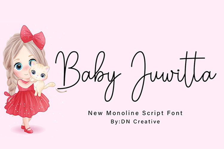Preview of Baby Juwitta Font