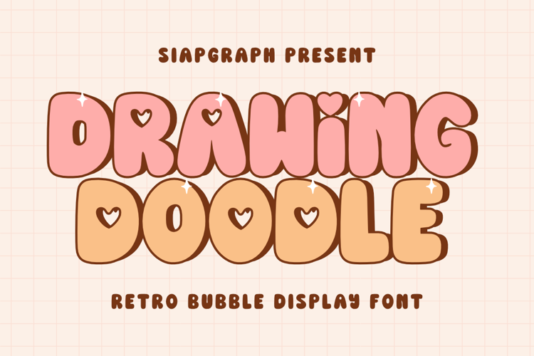 Preview of Drawing Doodle Font