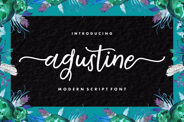 Agustine Script Font