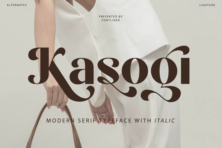 Preview of Kasogi Font