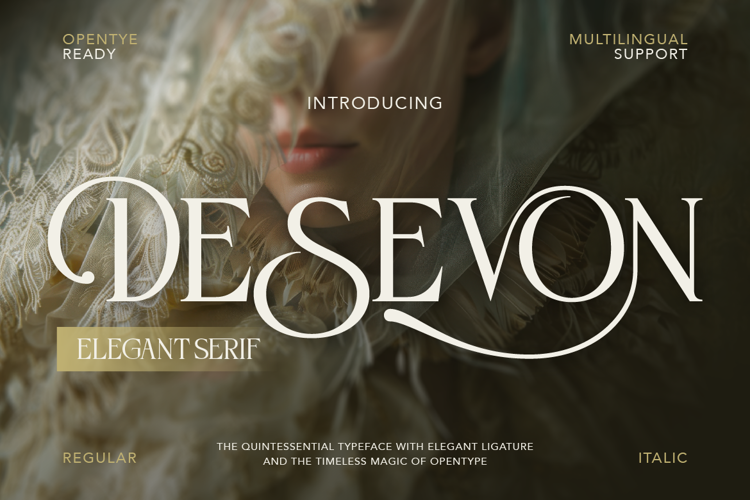 Preview of Desevon Font