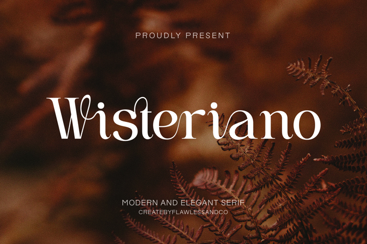 Wisteriano Font