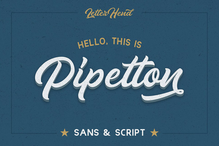 Pipetton Script Regular Font
