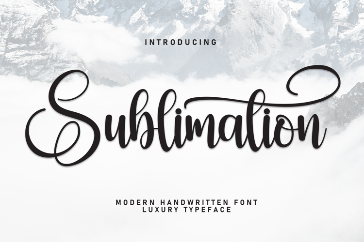Preview of Sublimation Font