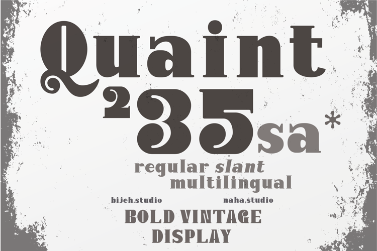 Quaint 235 Font