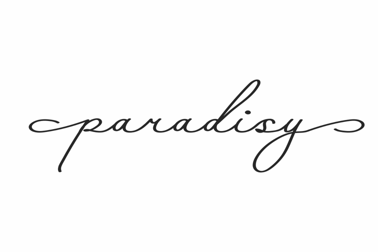 Paradisy Font