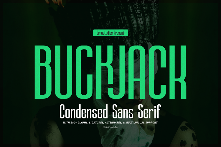 Buckjack Font