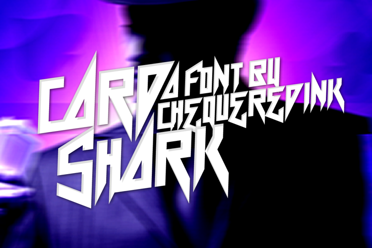 Card Shark Font