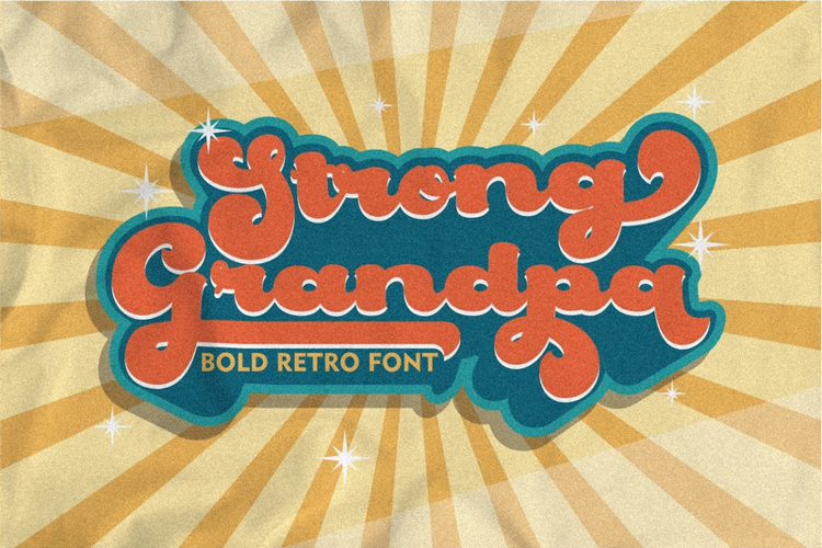 Strong Grandpa Font