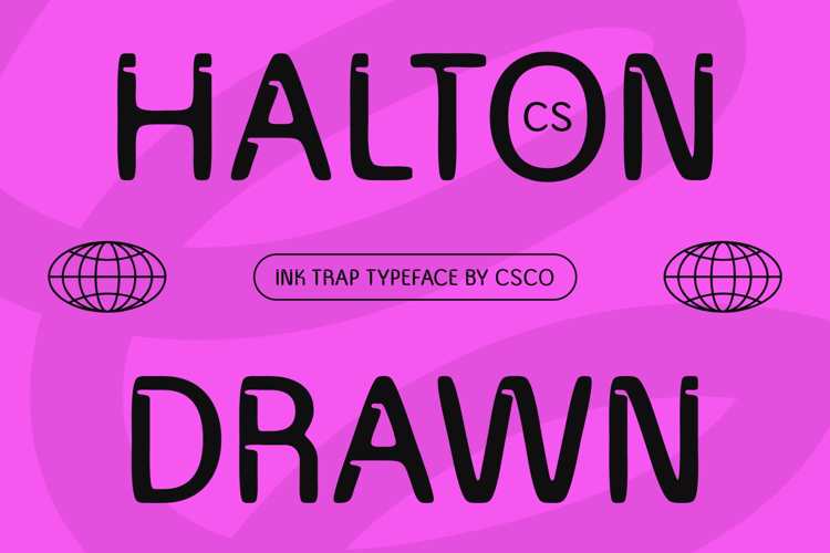 CS Halton Drawn Font