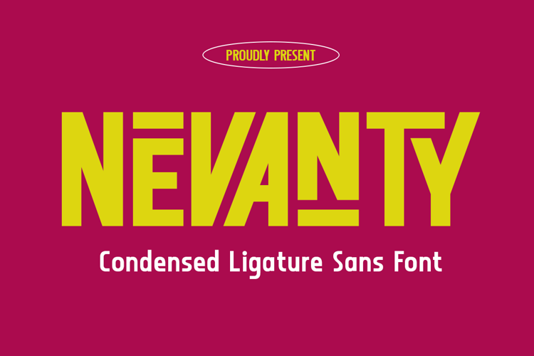 Preview of Nevanty Font