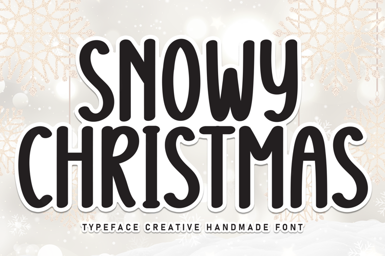 Preview of Snowy Christmas Font