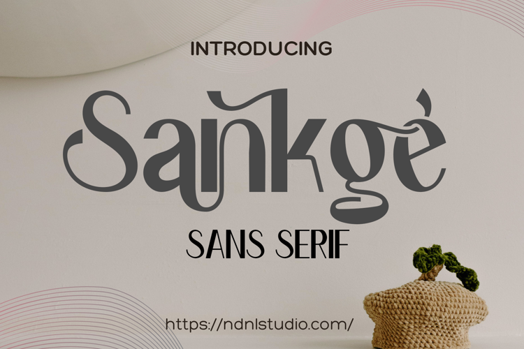 Preview of Sankge Font